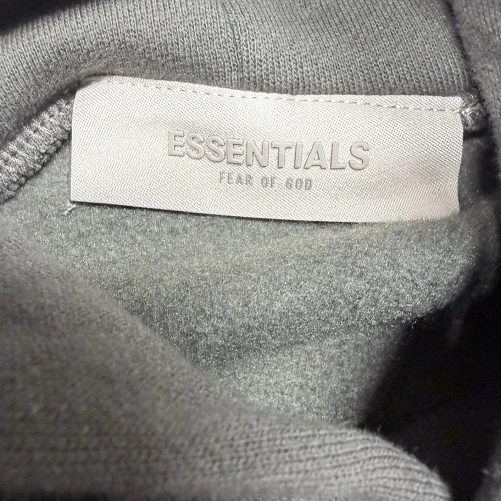 Essentials Fear of God Charcoal Off Black Hoodie – Men’s XS – New With Tags